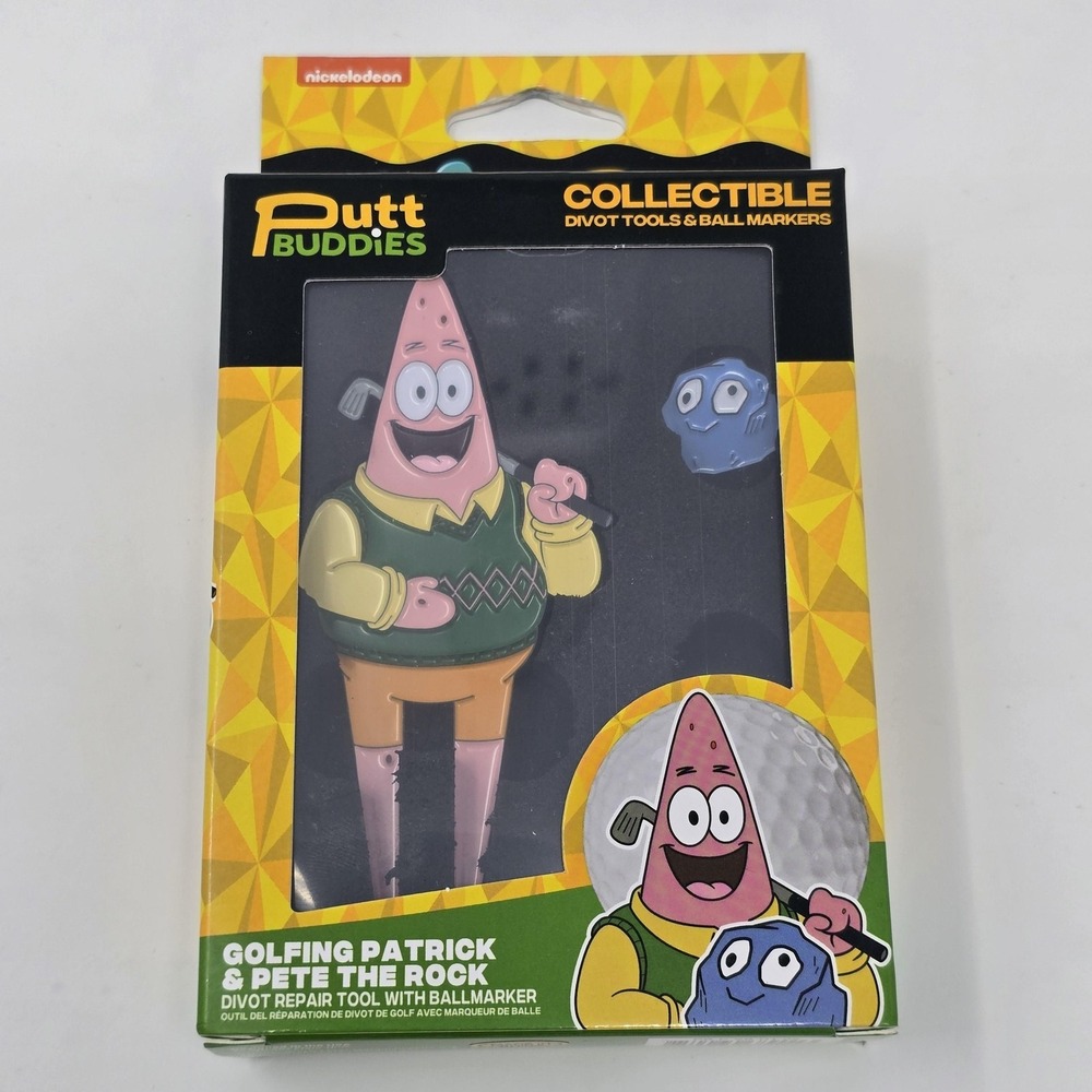 Putt Buddies SpongeBob Golf Divot Repair Tool Ball Marker Patrick PB-P-SB-DT-02